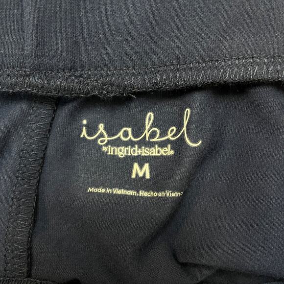 Isabel Maternity Women's Navy Blue Ruched Side Stretch Skirt Size M - Picture 3 of 4